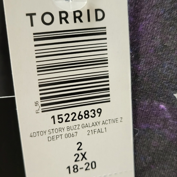 Torrid Buzz Lightyear Toy Story Galaxy Jacket 2X - Picture 8 of 9
